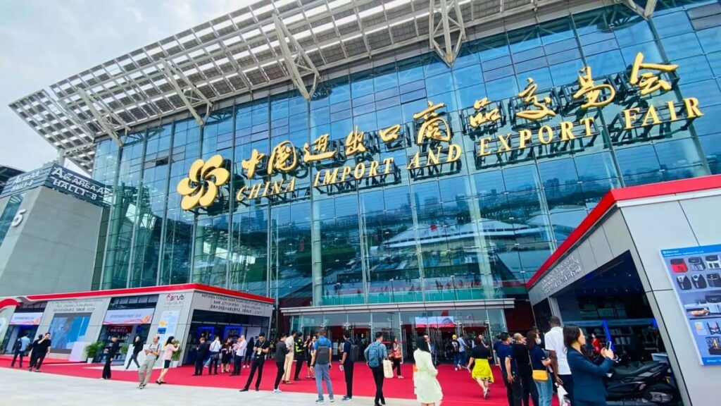 Entrada da Canton Fair, em Guangzhou